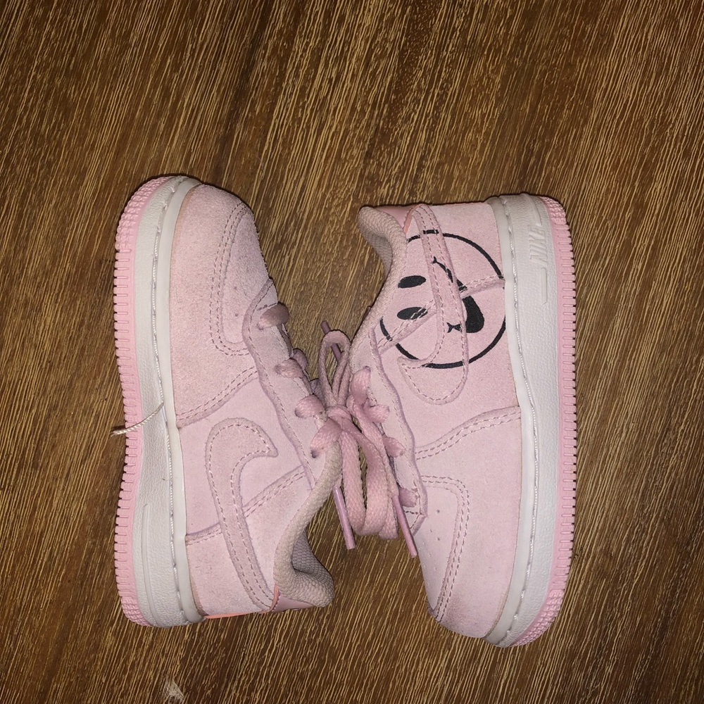 “Have a Nike Day” Toddler Pink Air Force Nikes